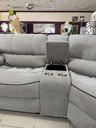 Sofá Rinconera Eléctrica Gris