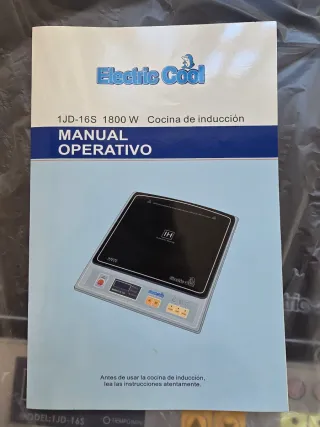 Placa Inducción Electric Cool 1JD-16S 1800W