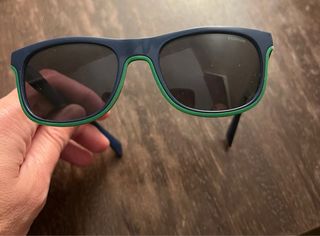 Gafas de sol Polaroid niño negro/verde