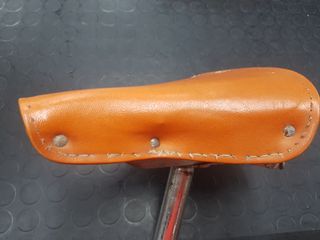 Sillín Bici Vintage Naranja