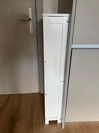 Zapatero 3 cajones gris y blanco