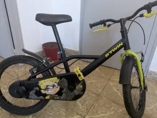 Bicicleta B-Twin Hero 500 16 Negra/Amarilla