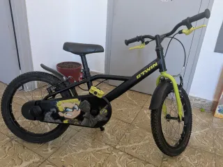 Bicicleta B-Twin Hero 500 16 Negra/Amarilla