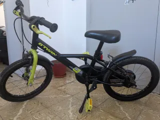 Bicicleta B-Twin Hero 500 16 Negra/Amarilla