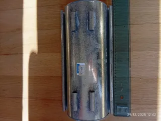 Coppia di Porta Vaso in Zinco terrazzo con stile