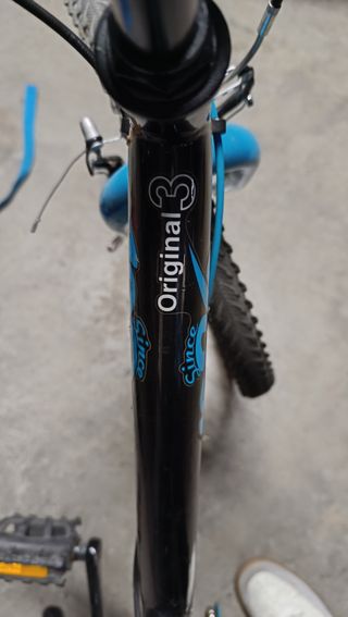 Bicicleta B'Twin Original 3 24 Azul/Negra