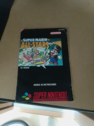 Manual Super Mario All Stars SNES PAL