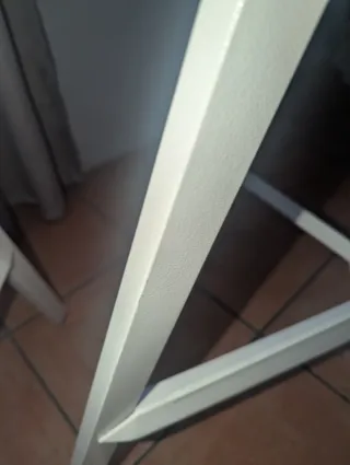 Taburete hierro blanco (2 unidades). LEER DESCRIPC