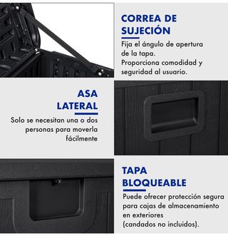 Baúl exterior impermeable 450L
