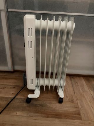 Radiador de aceite blanco