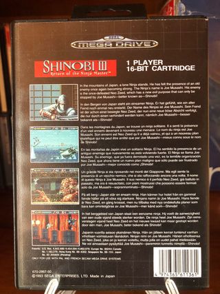 Shinobi III Mega Drive Sega
