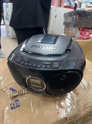 Philips AZ215B/12 CD Radio Portátil Negro