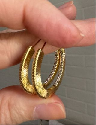 Orecchini in argento 925 placcati oro 18K