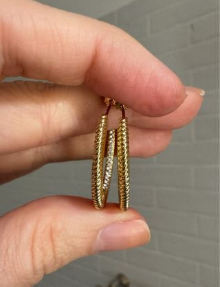 Orecchini in argento 925 placcati oro 18K