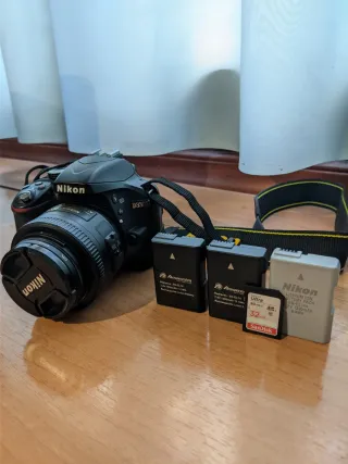 Pack cámara dslr nikon d3300 y objetivos
