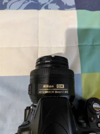 Pack cámara dslr nikon d3300 y objetivos