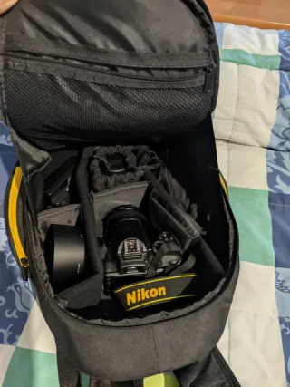 Pack cámara dslr nikon d3300 y objetivos