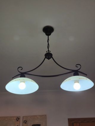 Lámpara de techo 2 brazos