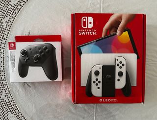 Pack Nintendo Switch OLED Blanca