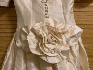 Vestido novia seda salvaje vintage de Raimon Bundó