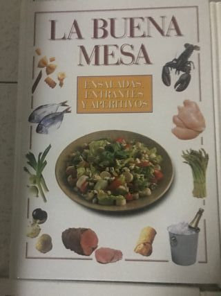 Colección libros de cocina La Buena Mesa. Sin usar
