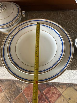 Platos de servir antiguos porcelana