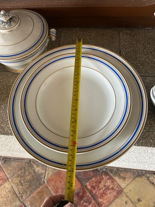 Platos de servir antiguos porcelana