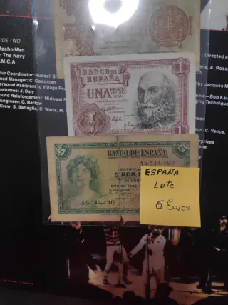 Lote 3 Billetes España Pesetas