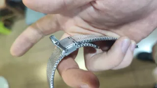 Correa Hamilton Milanesa 22mm Plata