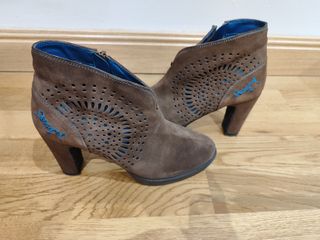 Botines Desigual Marrones y Azules