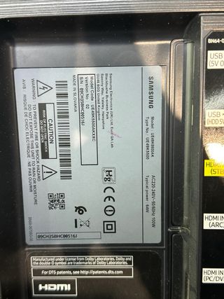 TV Samsung 49" para reparar