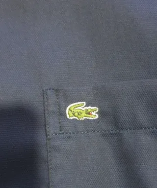 Camicia Lacoste Blu Taglia 39