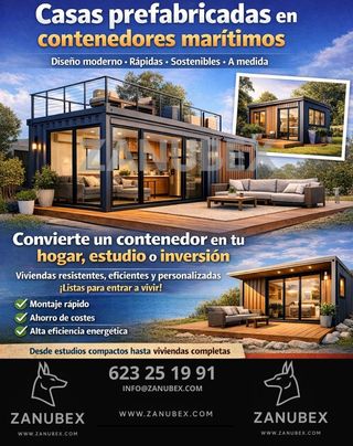 Casas prefabricadas en contenedores marítimos
