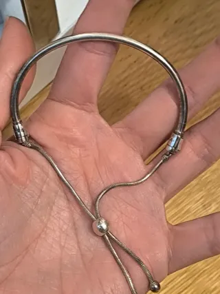 Pulsera Pandora Plata Ajustable