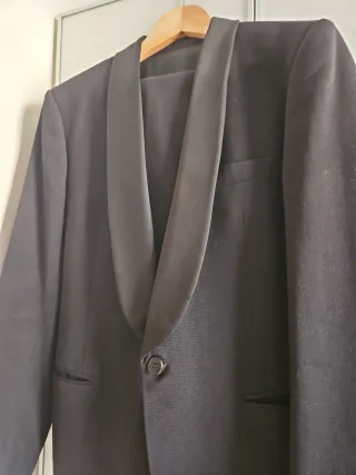 Smoking Traje de fiesta Cortefiel negro talla 50