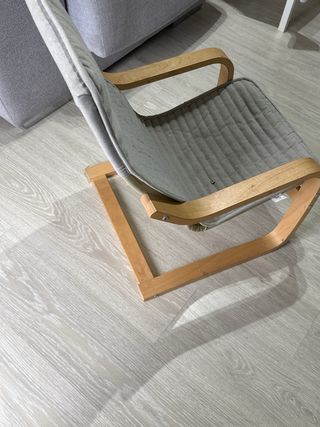 Sillón infantil gris