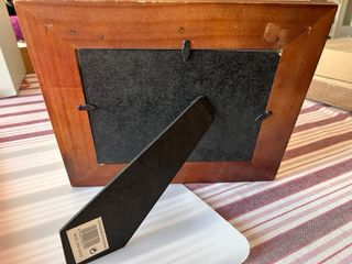 Marco de fotos madera y metal