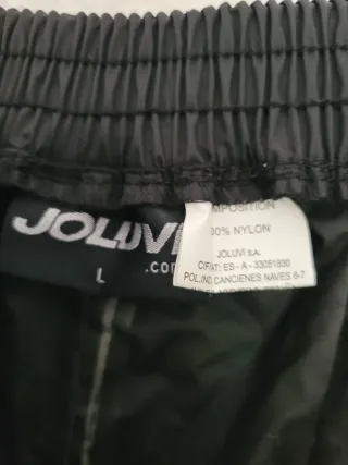 Pantalón Impermeable Joluvi Negro Talla L