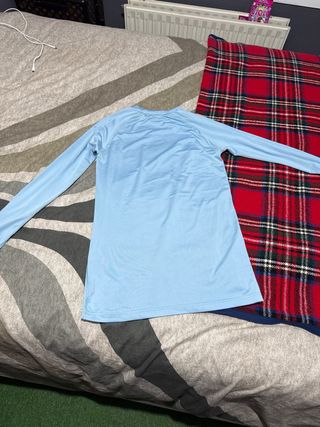 Camiseta térmica azul Soka