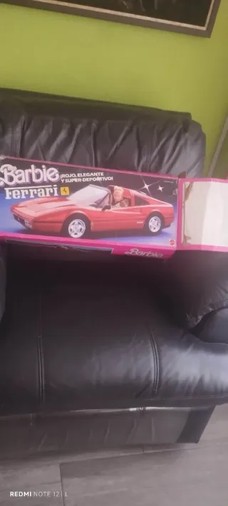 Ferrari Barbie Coche Rojo