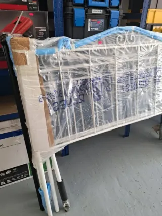 Cabecero forja blanco cama 150