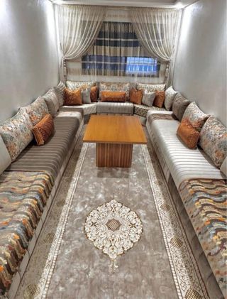 Salón marroquí y sofas  espuma a medida