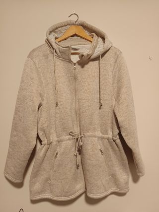 Abrigo de punto con borreguito ,Janina Curved ,52