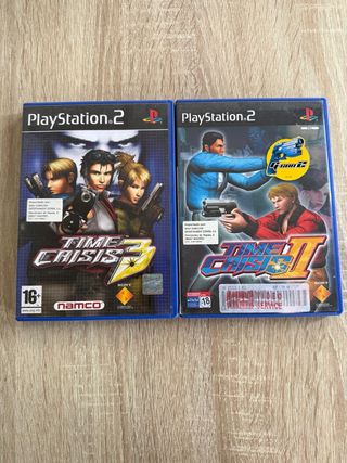 Juegos PS2 Time Crisis 2 y 3