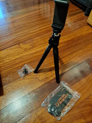 Aro de luz con trípode