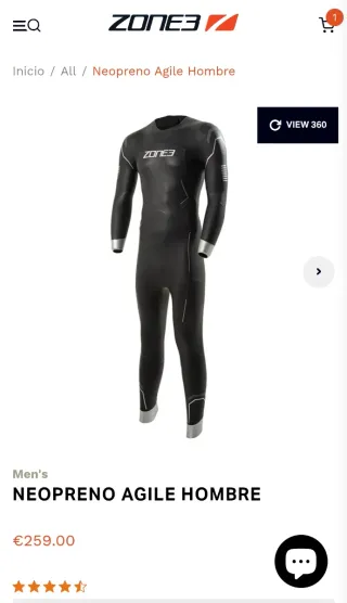 Traje XL Neopreno Natación Triatlón Aguas Abierta