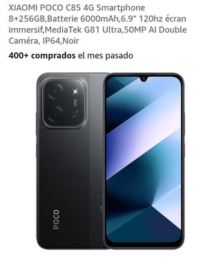 Xiaomi Poco C85 4G 8+256GB Negro
