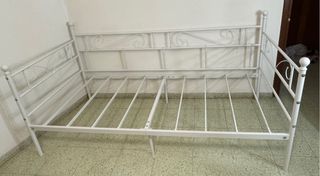 Cama de Metal 90x200 Blanco