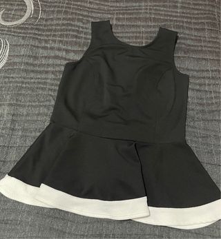 Blusa negra y blanco