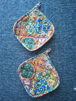 Set guanto da cucina e presine